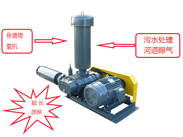 黑偉羅茨風(fēng)機水產(chǎn)養(yǎng)殖增氧機